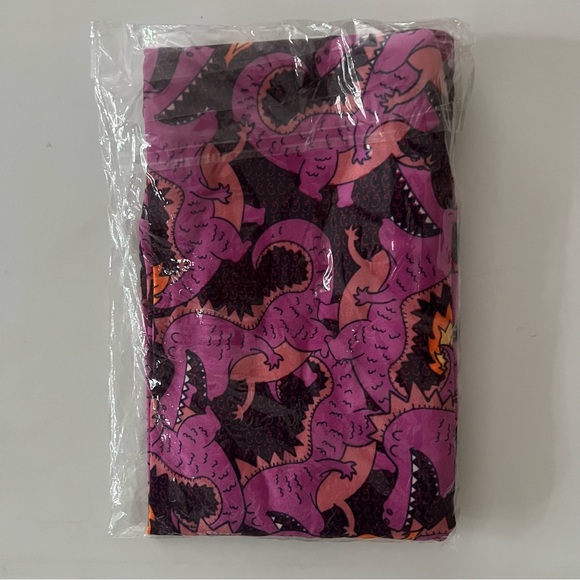 🦄New TC LuLaRoe Leggings Pink Purple Dragon Dinosaur Crocodile Alligator 🦄 - Picture 7 of 8